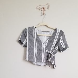 Urban Outfitters Cropped Top with Side Ties